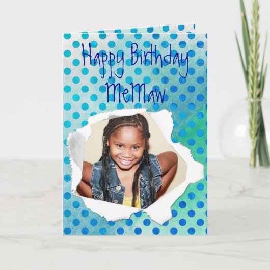 紙パンチシェイプフォトパステルウォーターカラーテンプレート 招待状 (正面)