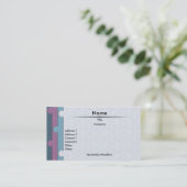 紙パンチ名刺 名刺 (スタンド正面)