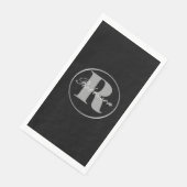 紙パーソナライズされたゲストタオル (コーナー)