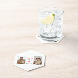 紙パーソナライズされたコースター | 父の日のプレゼント ペーパーコースター