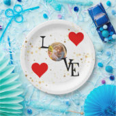 紙パーソナライズされたプレートとママ写真 ペーパープレート (パーティー)