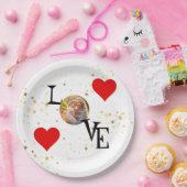 紙パーソナライズされたプレートとママ写真 ペーパープレート (パーティー)