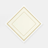 紙パーティーナプキン中国ルック特別な機会 スタンダードランチョンナプキン (角)