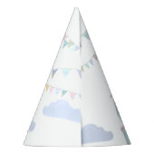 紙パーティー帽子は可愛いユニコーンを特徴とする。 パーティーハット (裏面)