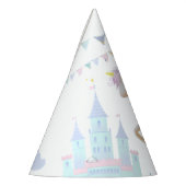 紙パーティー帽子は可愛いユニコーンを特徴とする。 パーティーハット (左)