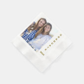 紙パーティー用ナプキン 縁ありカクテルナプキン (角)