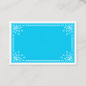 紙ピカカラフルドメキシ結婚コドリンクチケット 名刺 (裏面)