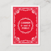 紙ピカカラフルドメ結婚キシカン詳細 エンクロージャーカード (裏面)