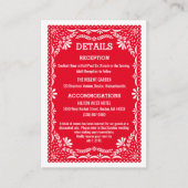 紙ピカカラフルドメ結婚キシカン詳細 エンクロージャーカード (正面)