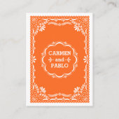 紙ピカカラフルドメ結婚キシカン エンクロージャーカード (裏面)