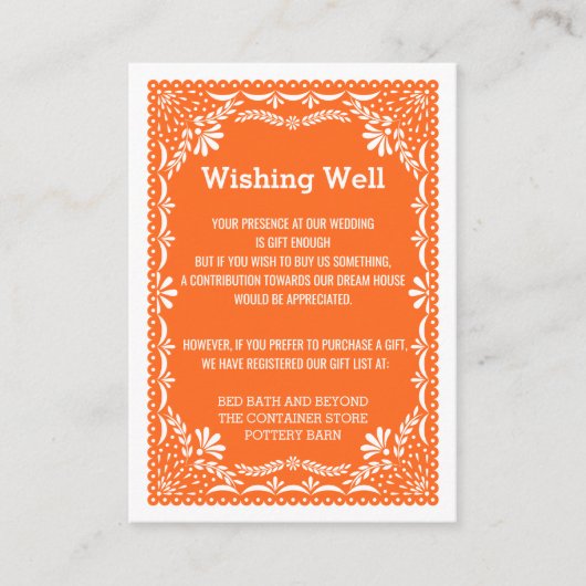 紙ピカカラフルドメ結婚キシカン エンクロージャーカード (正面)