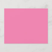 紙ピンクフローラベビーシャワー招待状 チラシ (裏面)