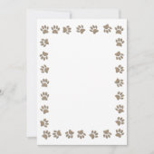 紙フェイク質肉質肉印刷ベースの招待状 招待状 (正面)