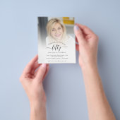 紙フォトスクリプト50th Birthday Partyへの招待 チラシ (手)