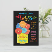 紙フラワーカンフィエスタリハーサルディナー 招待状 (スタンド正面)