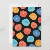 紙フラワーカンフィエスタリハーサルディナー 招待状 (裏面)