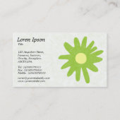 紙フラワーマルティアングリーン 名刺 (裏面)