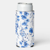 紙フランスのワイルドフラワーパターン–98186 スリム缶クーラー (Seltzer裏面)