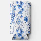 紙フランスのワイルドフラワーパターン–98186 スリム缶クーラー (裏面)