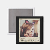 紙フレーム古いInstagram写真の追加文字 マグネット (正面/裏面)