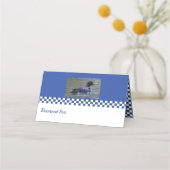 紙プレイスセッティングスポーツをテーマにした プレイスカード (裏面)