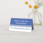 紙プレイスセッティングスポーツをテーマにした プレイスカード (正面)