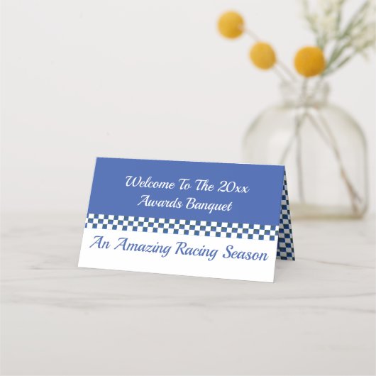 紙プレイスセッティングスポーツをテーマにした プレイスカード (正面)