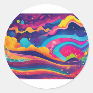 紙プレートおもしろいとお祝い ラウンドシール