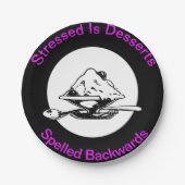 紙プレートおもしろいデザートお誕生日ケーキ ペーパープレート (正面)