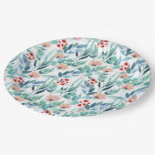 紙プレートかわいいデザインと赤ちゃんシャワー。 ペーパープレート (アングル)