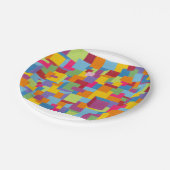 紙プレートとおもしろいブライトはっきりしたファインアートデザイン ペーパープレート (アングル)