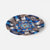 紙プレートとアルゼンチンカラーズデザイン ペーパープレート (アングル)