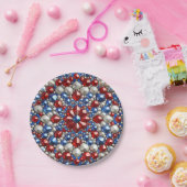 紙プレートとオランダ色デザイン ペーパープレート (パーティー)