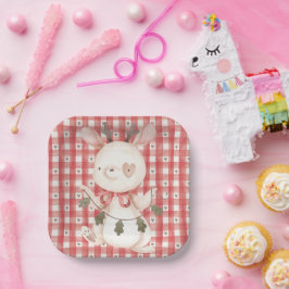 紙プレートとクリスマスキャラクター ペーパープレート