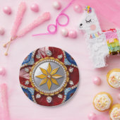 紙プレートとコロンビアカラーデザイン ペーパープレート (パーティー)