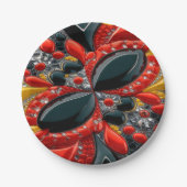 紙プレートとドイツカラーズデザイン ペーパープレート (正面)