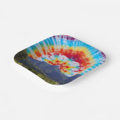 紙プレートとボウル絞り染めマウントタマルパイスカイ ペーパープレート (傾斜あり)