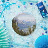 紙プレートとマウンテンシーン ペーパープレート (パーティー)