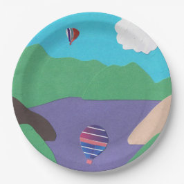 紙プレートとマウンテンレイクデザイン ペーパープレート