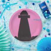 紙プレートとライトハウスデザイン ペーパープレート (パーティー)