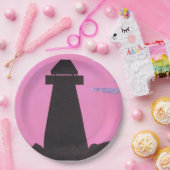 紙プレートとライトハウスデザイン ペーパープレート (パーティー)