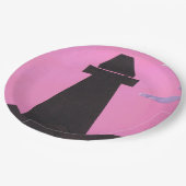 紙プレートとライトハウスデザイン ペーパープレート (アングル)