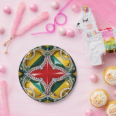 紙プレートとロサンゼルスカラーデザイン ペーパープレート (パーティー)