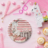 紙プレートと水色アヒル ペーパープレート (パーティー)