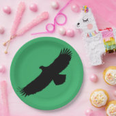 紙プレートと飛んでいるEagle Your Colors ペーパープレート (パーティー)