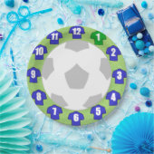 紙プレートとBlue Sport Shirts ペーパープレート (パーティー)