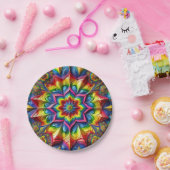 紙プレートとLGBTQカラーデザイン ペーパープレート (パーティー)