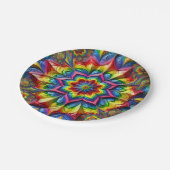 紙プレートとLGBTQカラーデザイン ペーパープレート (アングル)