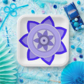 紙プレートの花の美しい芸術 ペーパープレート (パーティー)