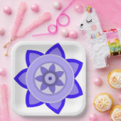 紙プレートの花の美しい芸術 ペーパープレート (パーティー)